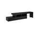 Modern Black Entertainment Set, Long TV Unit with & Coffee Table