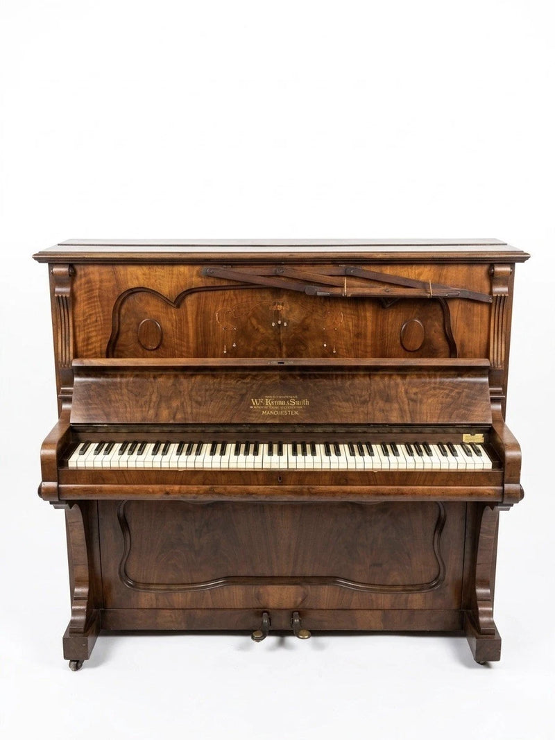 Antique Rare Victorian Era Upright Piano | Wm. Kenna-Smith, Manchester | c.1890–1910