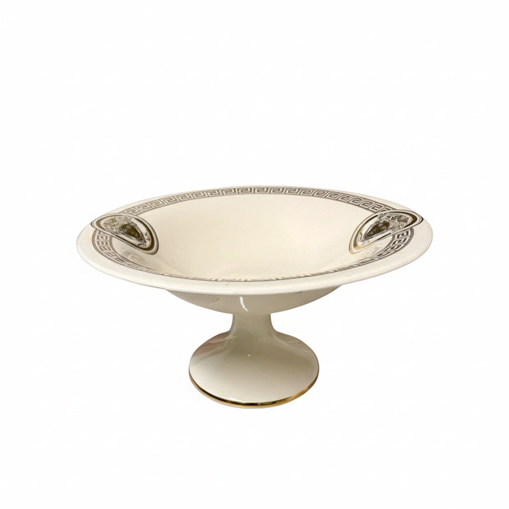Medusa Greek Key - Collectible Fine China Fruit Bowl|286963305682