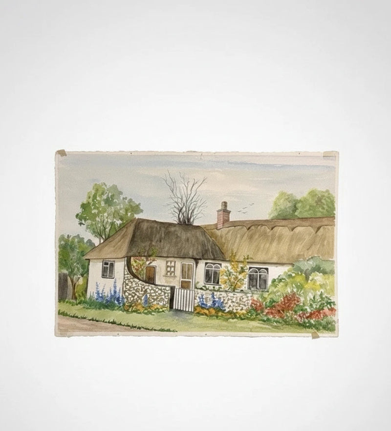 Alma Ogg Milton Abbas Village Painting