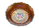 ANTIQUE Northwood Carnival Glass Bowl | ACORN BURRS Marigold | Ruffled Edge|286941684970