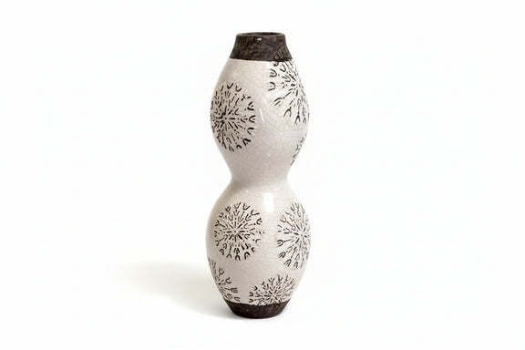 Rare Double-Gourd Studio Pottery Vase 42cm|286945630072
