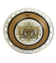Vintage Versace Style Medusa Head Footed Compote Centerpiece 12"
