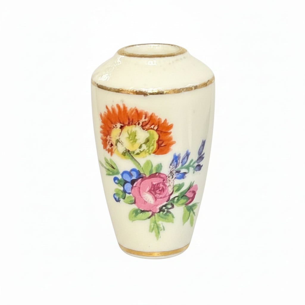 Miniature Trinket Limoges France Porcelain Vase|286907833225
