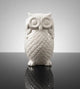 Vintage-Style White Ceramic Owl Figurine|287067117108
