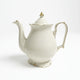 Trent & Dunne Homewares Elegant Cream Ceramic Tea Set 9pc Service With Gold Trim|286993012932