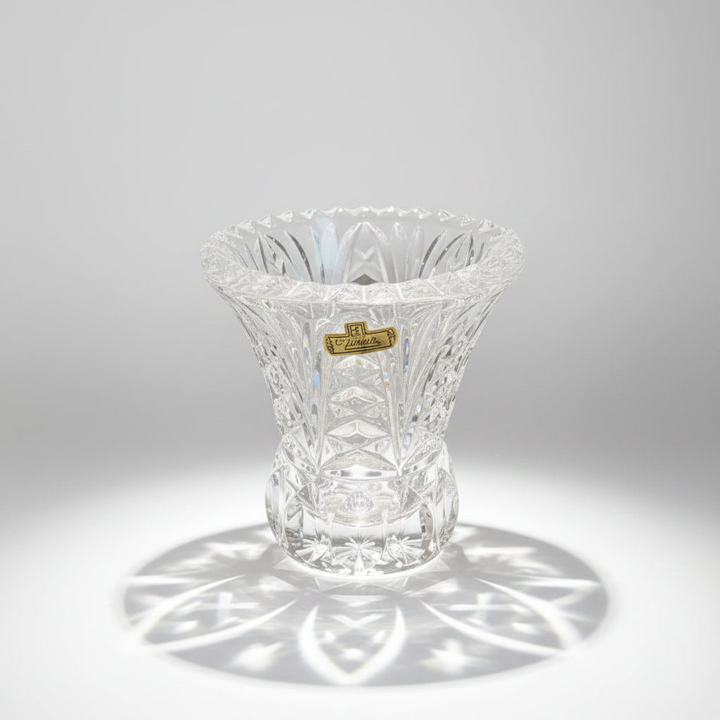 Vintage 1980 Heavy Kristal Zajecar Yugoslavia 24% Lead Crystal Vase Or Toothpick|286911145760