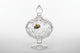 Vintage Bohemia Crystal Lidded Candy Dish | Cut Glass Pedestal Compote|286917408209
