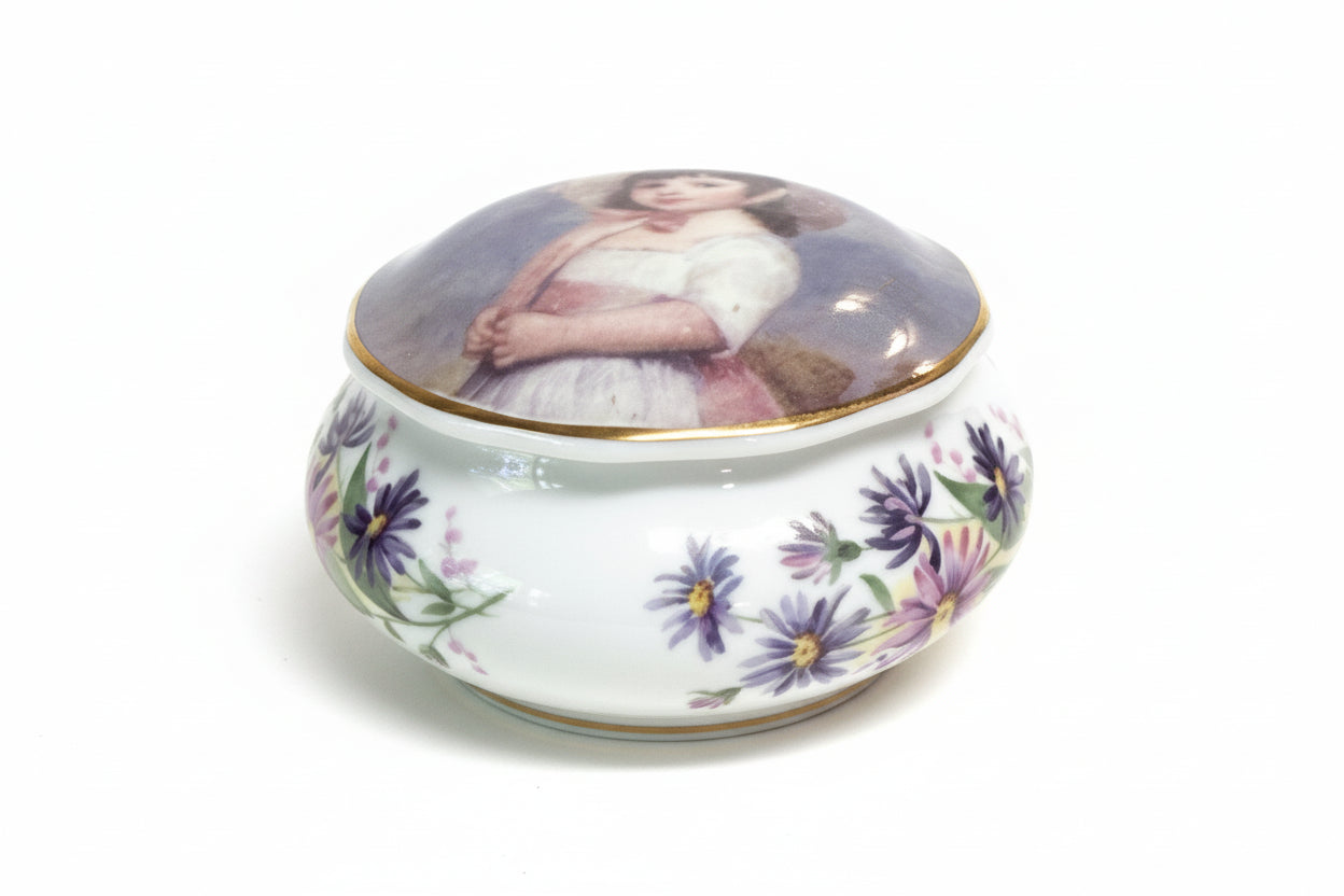 Trinket Box Vintage Staffordshire ENGLAND|286875487176