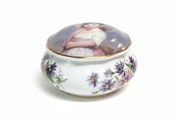 Trinket Box Vintage Staffordshire ENGLAND|286875487176
