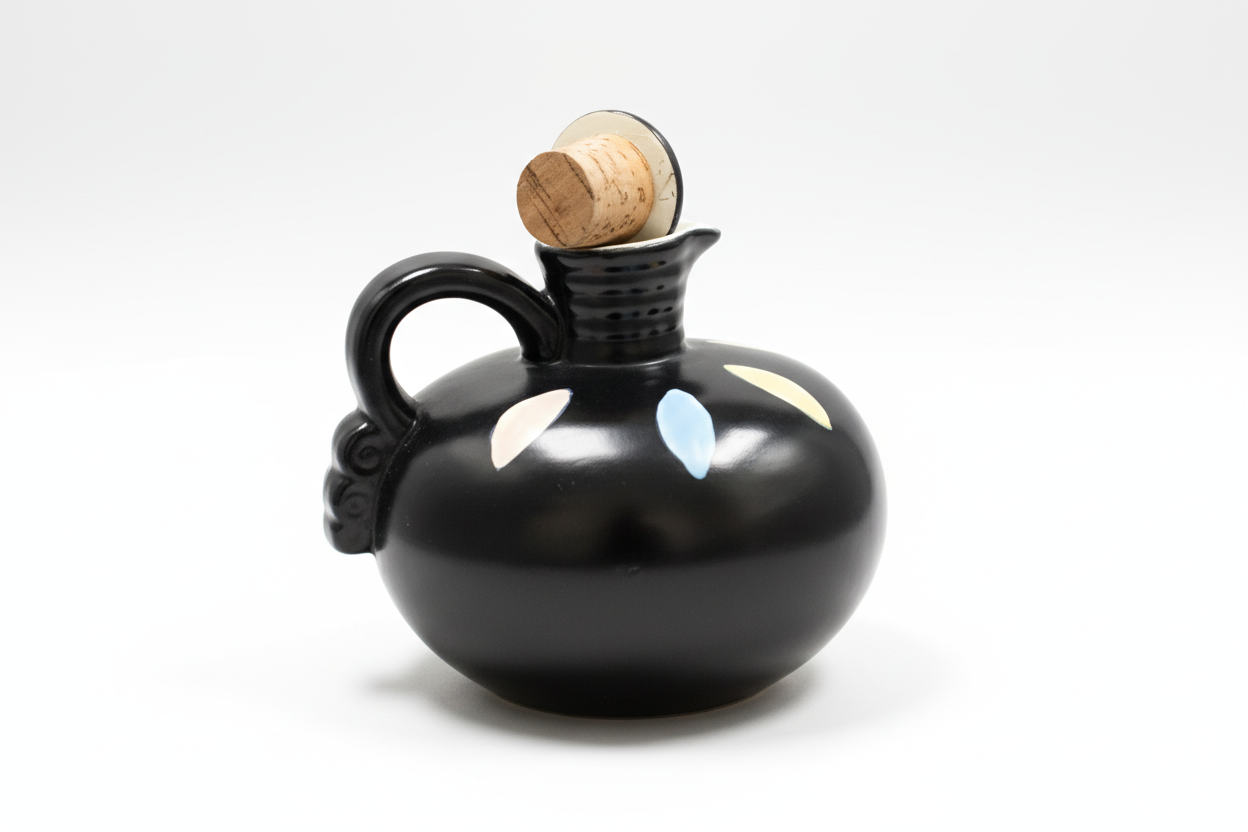 Grizzle Keramik 3479 Decanter Vintage W. Germany Mid-Century Pottery Rare Black|286922382575