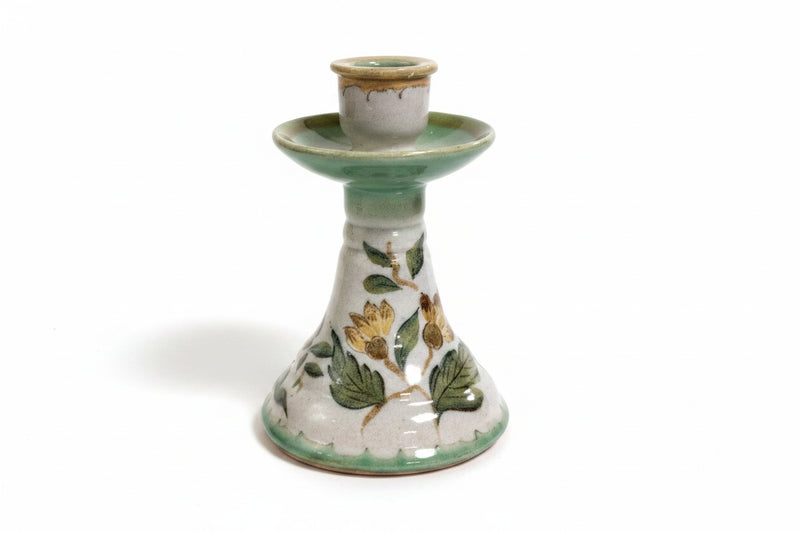 Gouda Pottery Candle Holder Holland Hand Painted 2054|286940049685