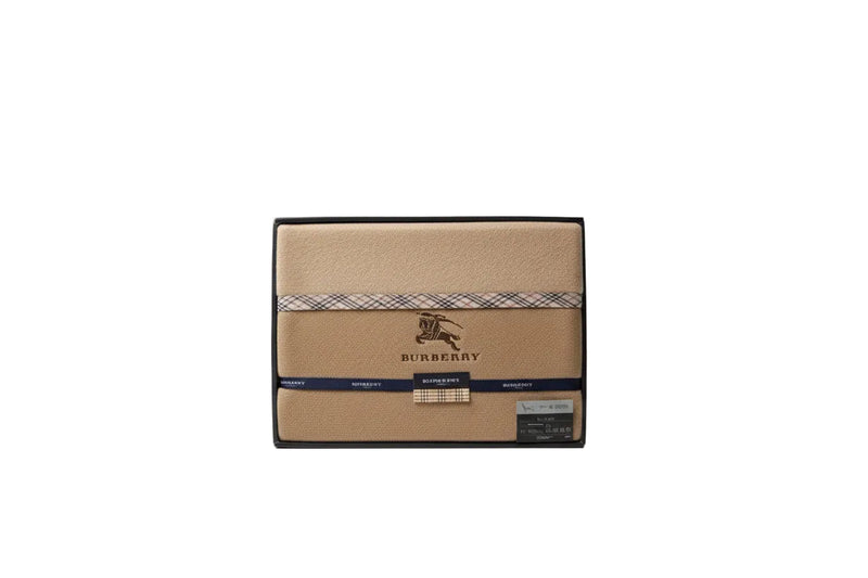 Rare Burberry London Wool Blanket Throw Tokyo Nishikawa Camel Boxed|286968588073