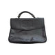 VINTAGE GISONDI COLLECTION Black Genuine ITALIAN LEATHER Top Handle Bag|286928467109
