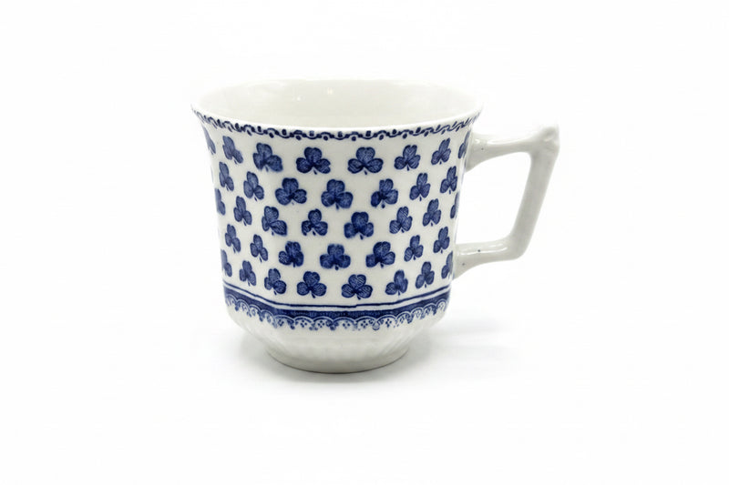 Vintage ADAMS England Blue & White Patterned Ceramic Coffee Mug / Tea Cup|287027871518
