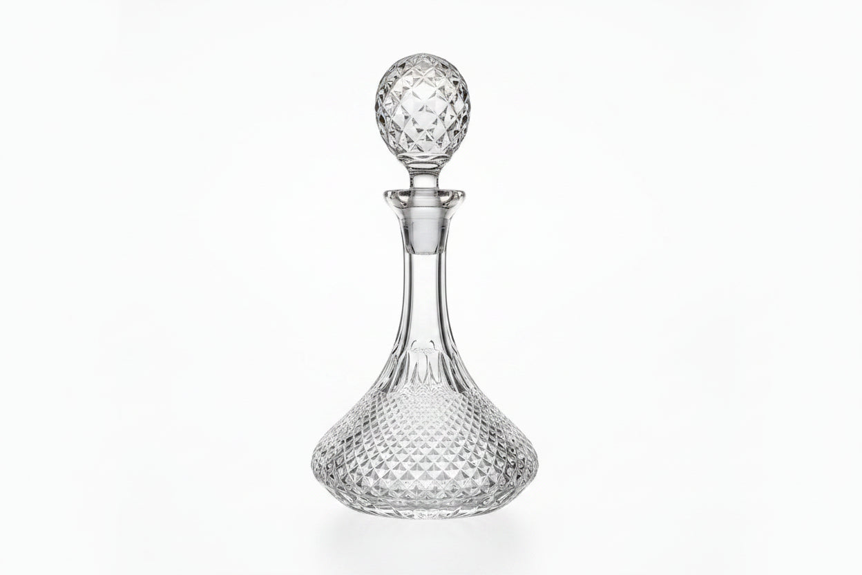Pineapple Cut Ship's Decanter|286844273255