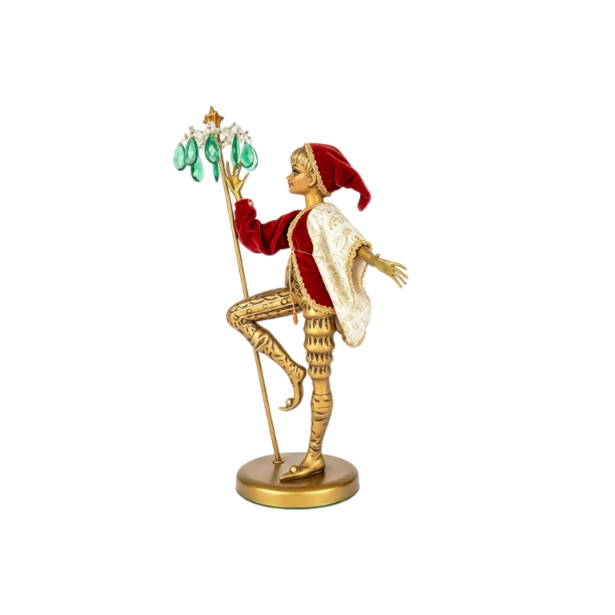 Vintage Italian Pixie Jester Lamp — Venetian Harlequin
