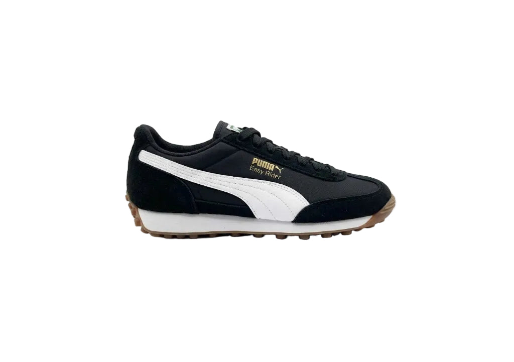 Puma Easy Rider Vintage Black White Gum Sneakers